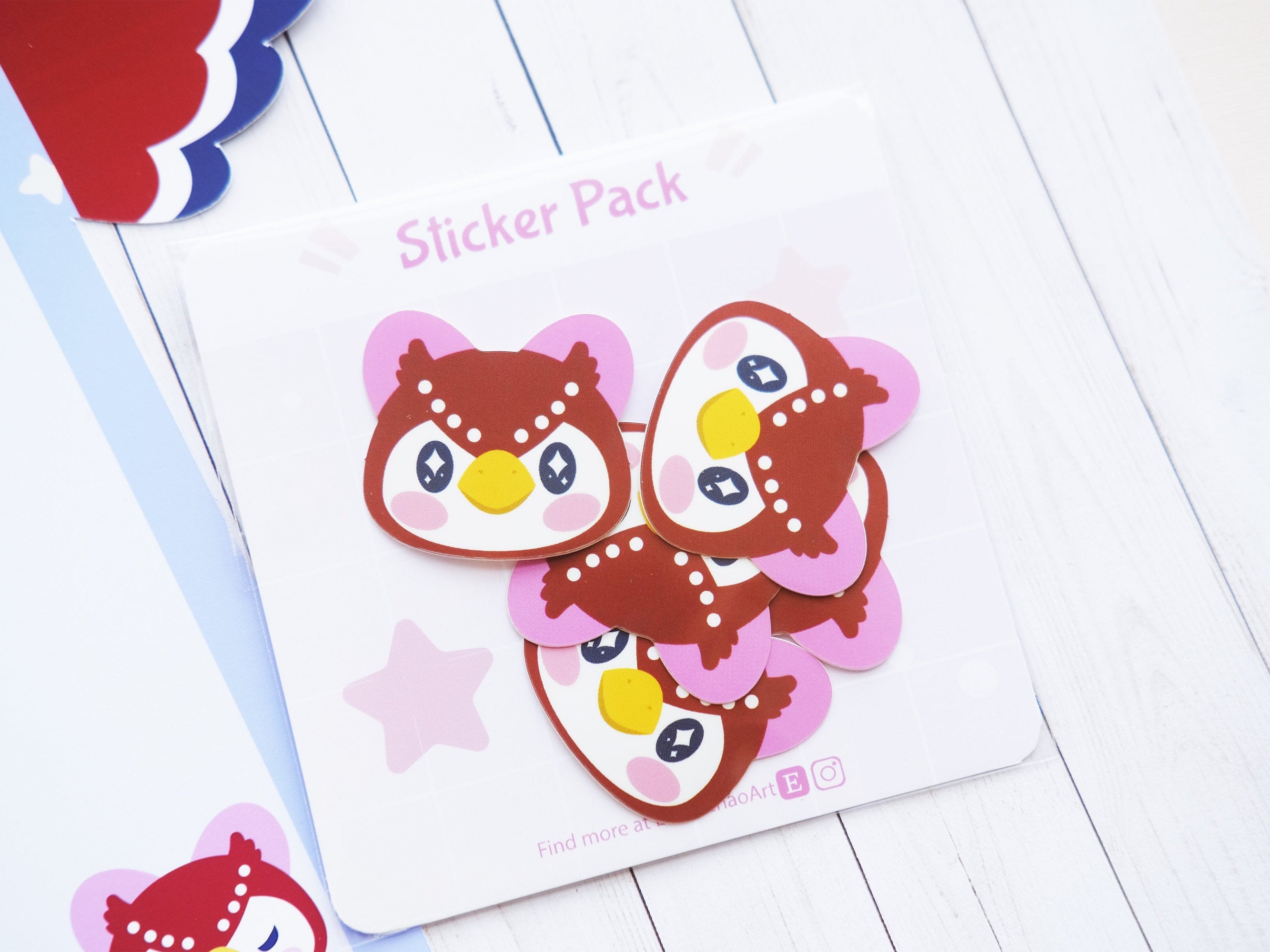 Celeste Sticker Pack (5 Stickers) Animal Crossing- Vinyl - Etsy
