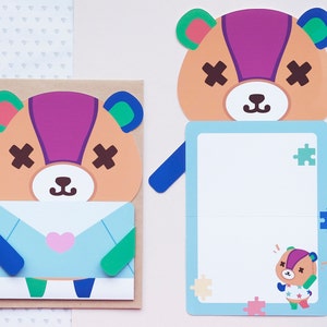 Carte de points de suture Animal Crossing