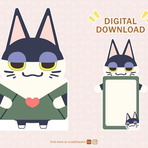 Punchy Card Animal Crossing Imprimible