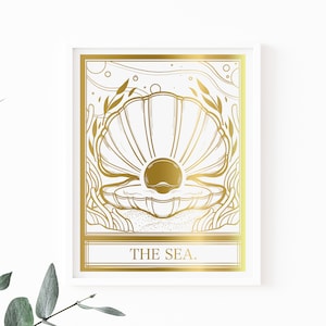 De Sea Foil Print