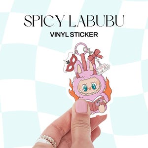 Spicy Romance Trinket Doll vinyl sticker | Cute Sticker bookish Sticker book lover gift bookish Merch Kindle Sticker Smut Reader kindle