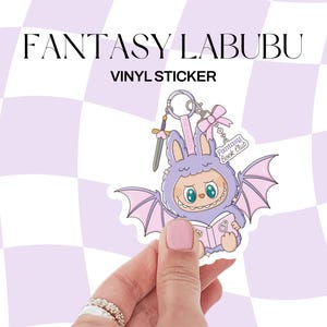 Fantasy Trinket Doll vinyl sticker | Cute Sticker bookish Sticker book lover gift bookish Merch Kindle Sticker Smut Reader kindle
