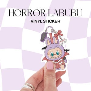 Horror Trinket Doll vinyl sticker | Cute Sticker bookish Sticker book lover gift bookish Merch Kindle Sticker Smut Reader kindle