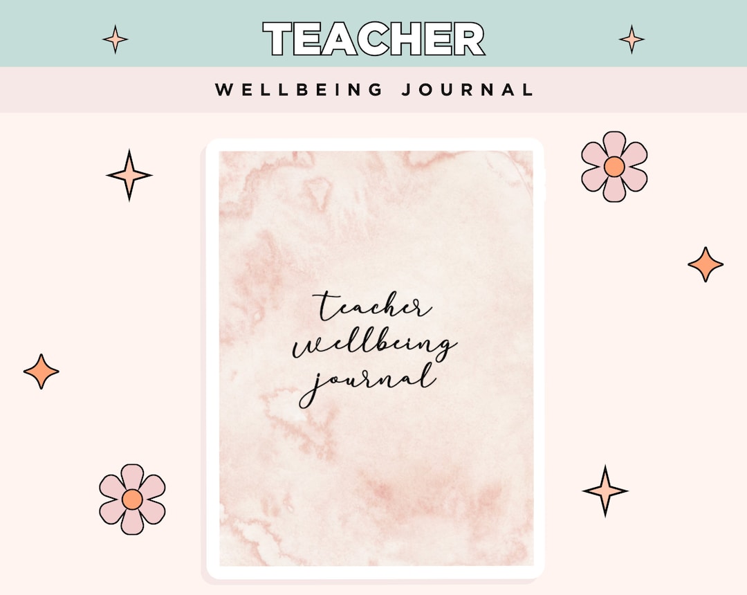 Prompts　Wellbeing　Journal　Teacher　Journal　Etsy　for　Teachers