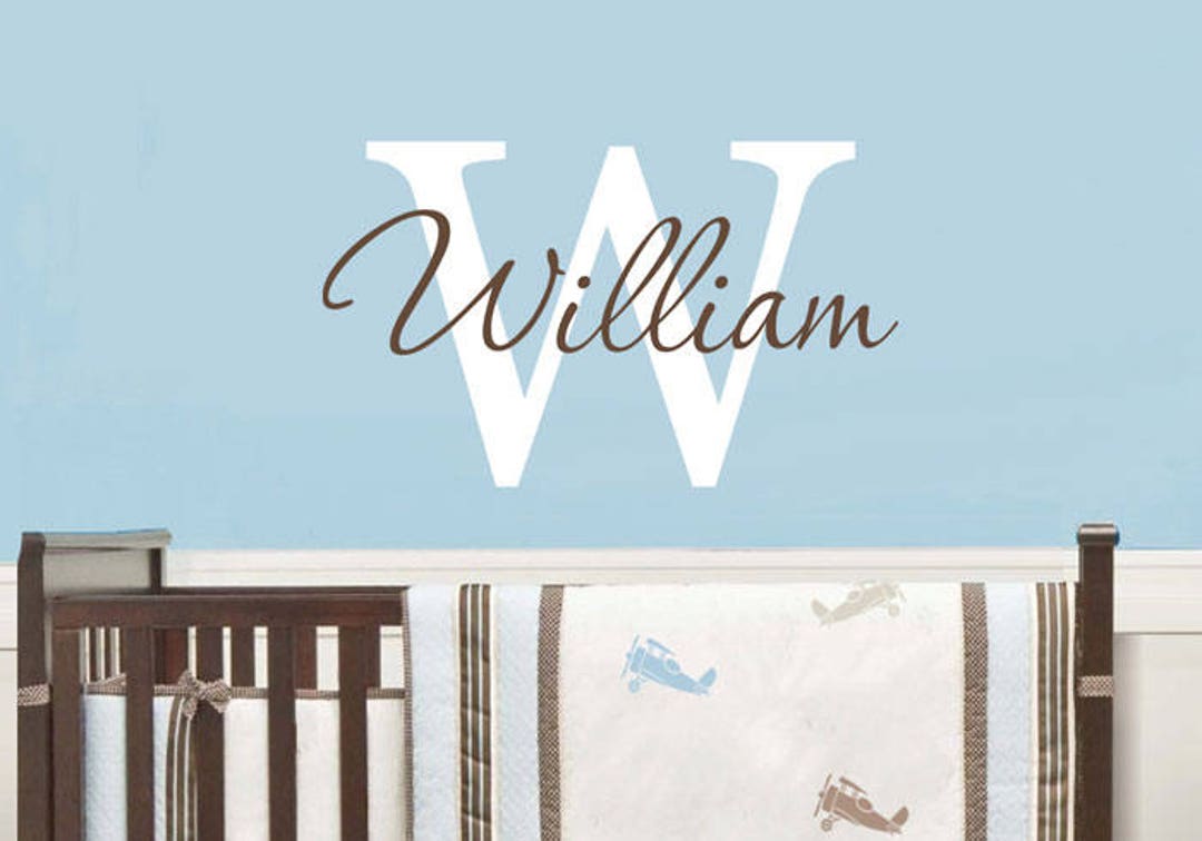 Name Wall Decal Kids Nursery Personalized Names Wall Decal Boy Girls