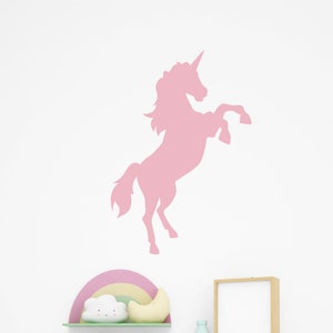 Unicorn Wall Decal, Kids Girls Boys Room Unicorn Wall Decals, Unicorn Stickers, Unicorn Nursery and Playroom Decals