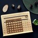 Desk Wood Eternal Calendar Accessories Decor Coworker Boss Teacher Gift ...