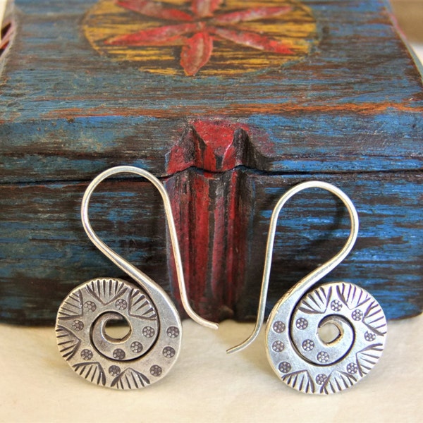 Silver Earrings. Silver jewellery. Ethnic earrings. Ethnic jewellery.