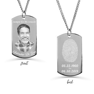 Thumbprint dog tags cheap