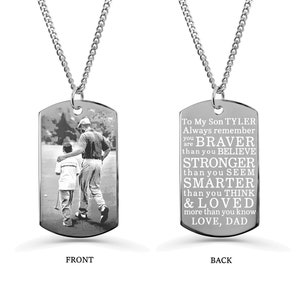 Personalized dog tags for graduation 2025