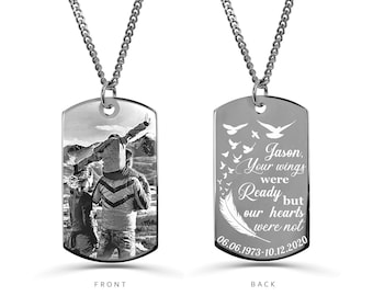Your Wings Were Ready But My Heart Was Not Remembrance Necklace, Memorial Jewelry, Loss Of Loved One Sympathy Gift, Mom Dad Husband Child