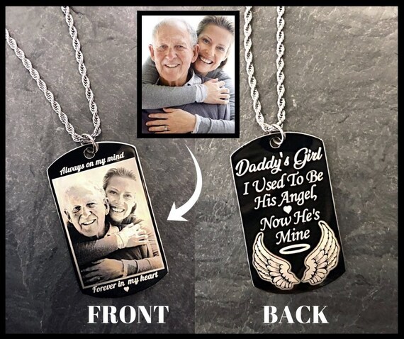 memorial necklace for dad