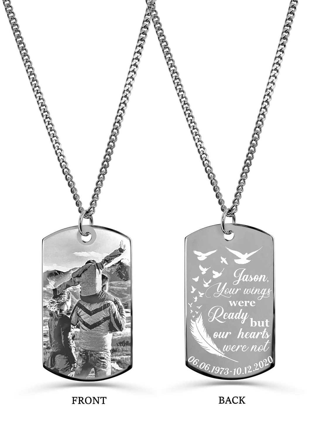 Your wings were ready but my heart was not necklace deals