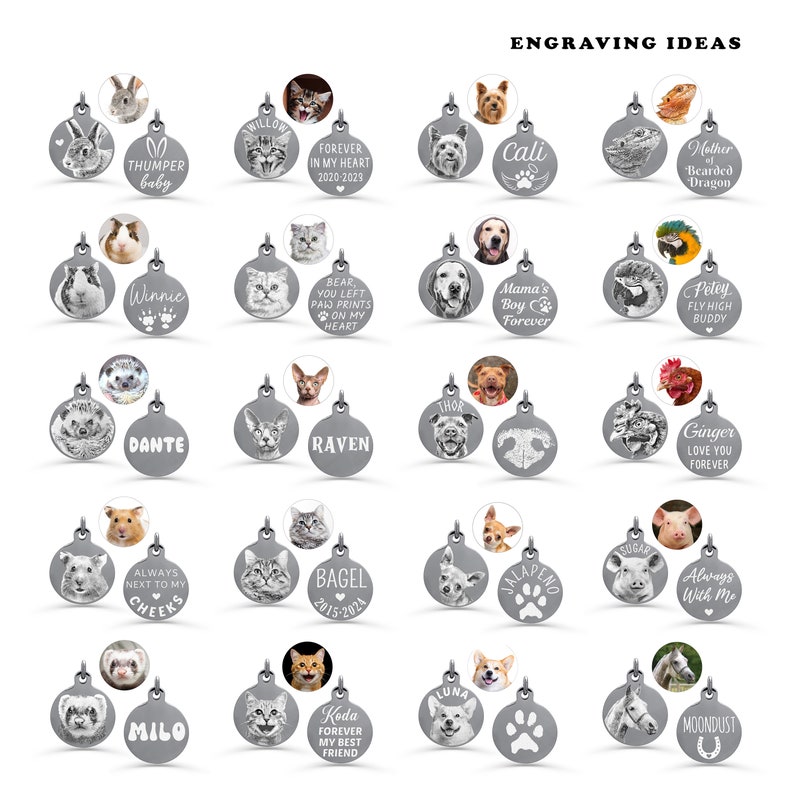 Detailed Pig Portrait Picture Necklace, Custom Pet Pig Memorial