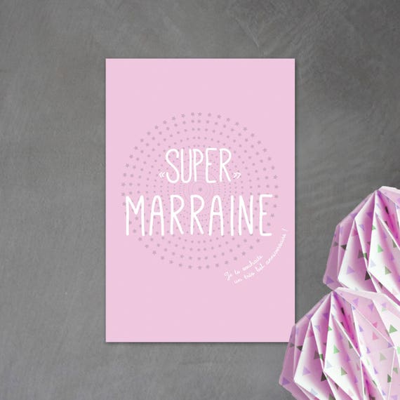 Fetes Occasions Speciales Drole Marraine Carte Marraine Carte D Anniversaire Merci Marraine Carte Maison