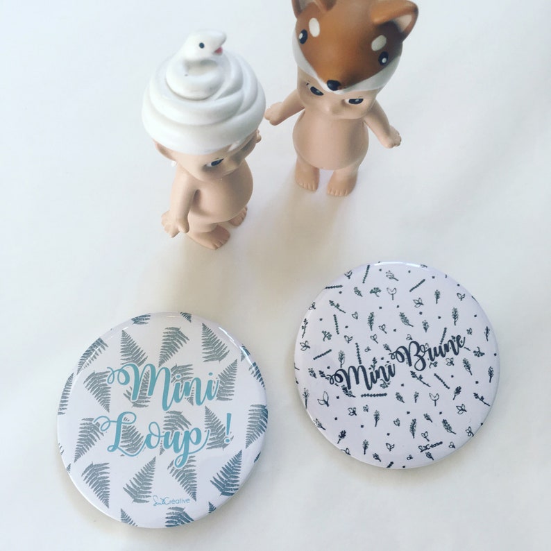 Badge parrain marraine frere soeur ou personnalisable Etsy Badge parrain marraine frere soeur ou personnalisable Etsy