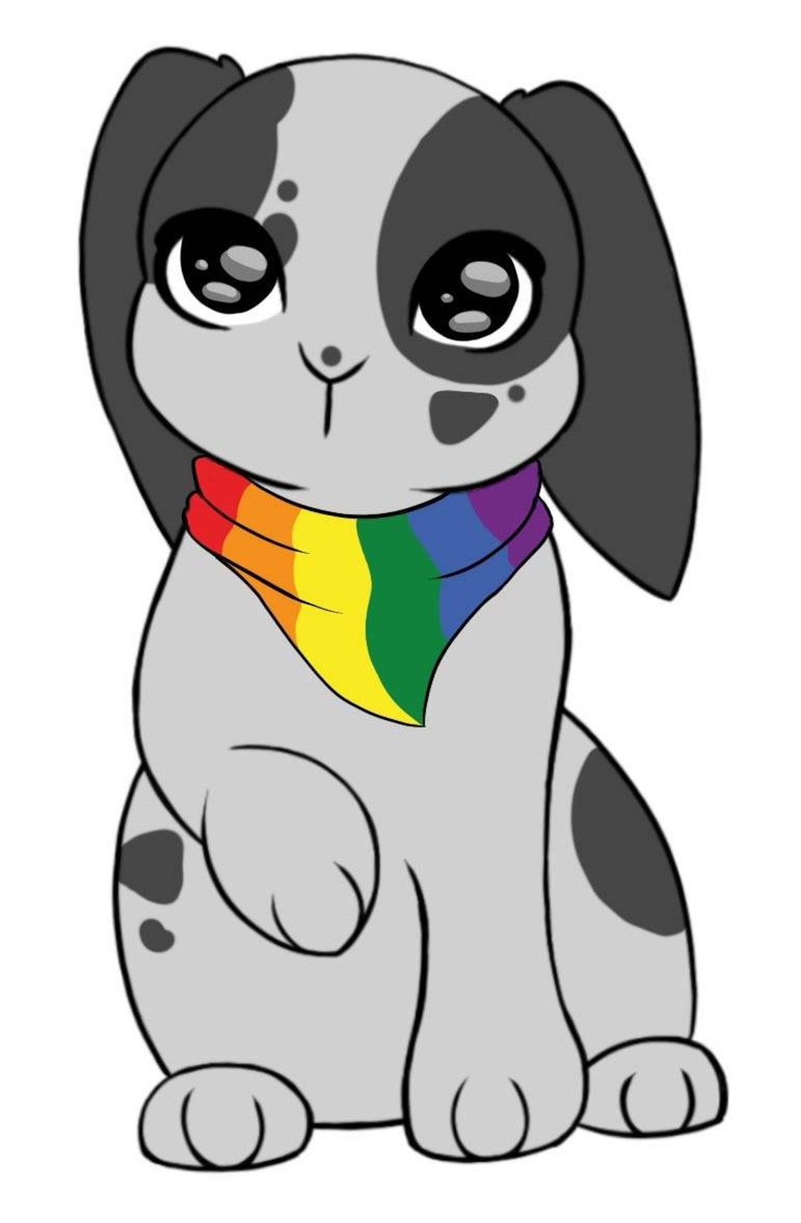 Pride inspired Bunny stickers Etsy