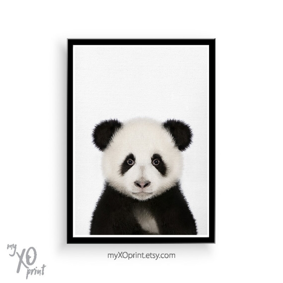 Panda Print Panda Bear Printable Nursery Animal Baby Room | Etsy