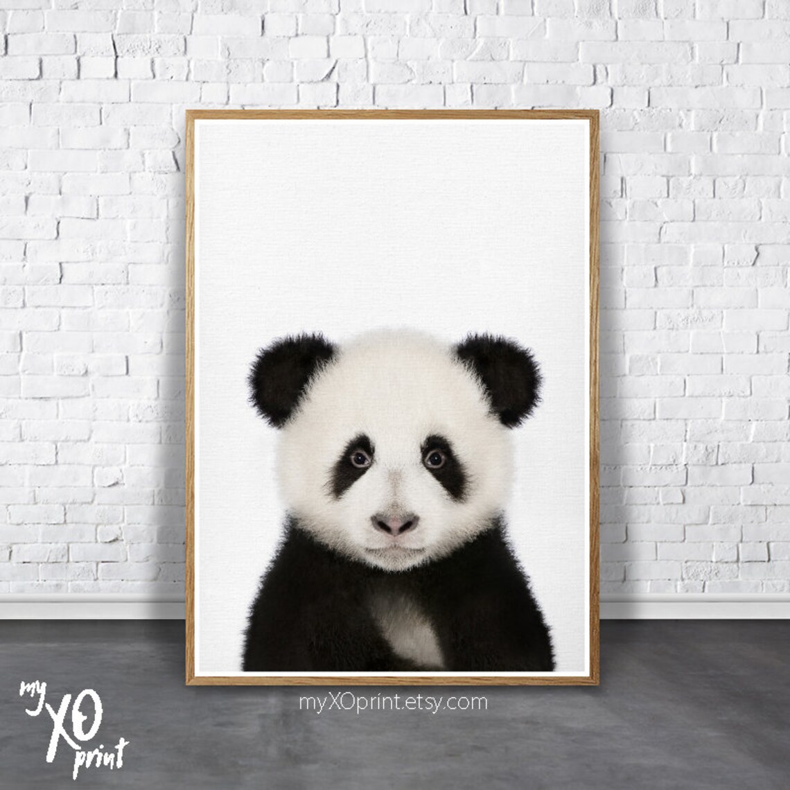 Panda Print Panda Bear Printable Nursery Animal Baby Room | Etsy