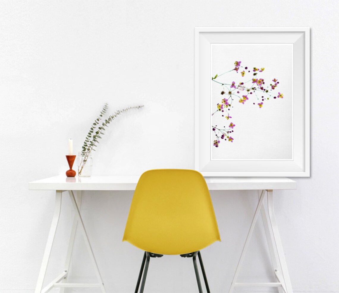 Blossom Wall Art Blossom Print Flower Poster Printable Art Etsy