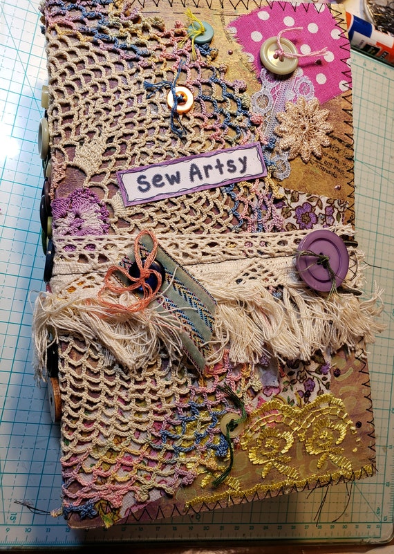 Sewing Theme Junk Journal PACKED with Ephemra Etsy