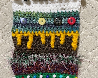 Handmade Twiddle Muff, Sensory Fidget Mitt for Dementia, Autism, Anxiety