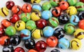 Chinese Checkers Marbles Replacement Set - Swirl (Full Set of 60 + Extras)
