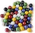 Chinese Checkers Marbles Replacement Set - Solid, Iridized (Full Set of 60 + Extras)
