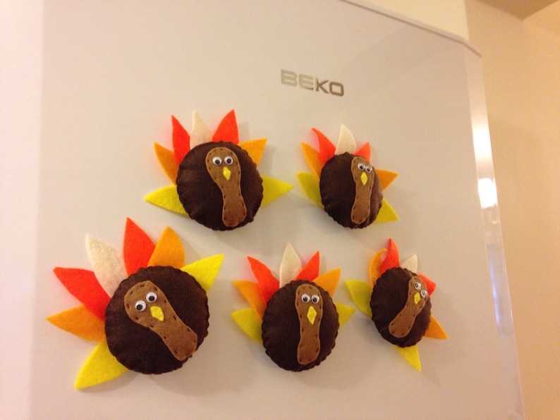 Fridge turkey novelty thanksgiving Etsy