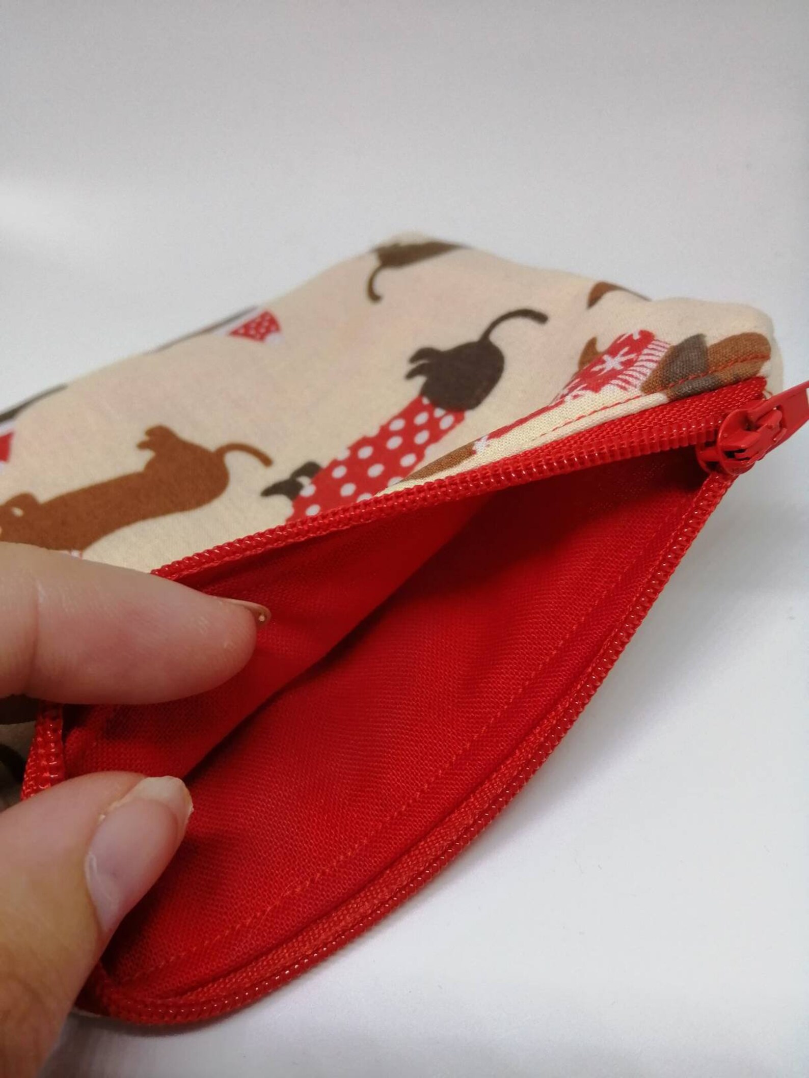 Xmas Purse Dog Purse Sausage Dog Purse Dachshund Purse Etsy UK