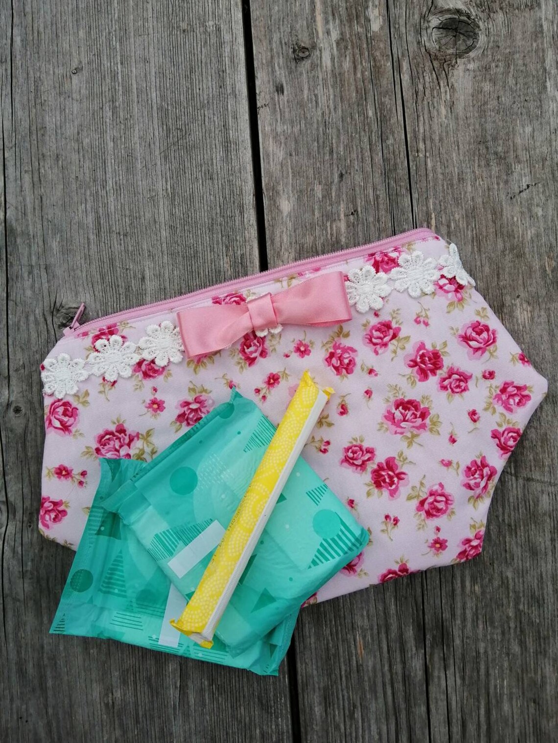 Sanitary Pouch Cosmetic Bag Toiletry Bag Pants Bag Pads Etsy