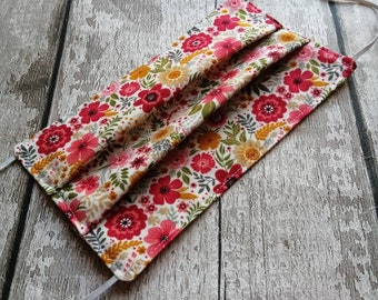 Cotton face mask, dust mask, washable face mask, cotton mask, comfy face mask, pleated face mask, cotton dust mask, face protection