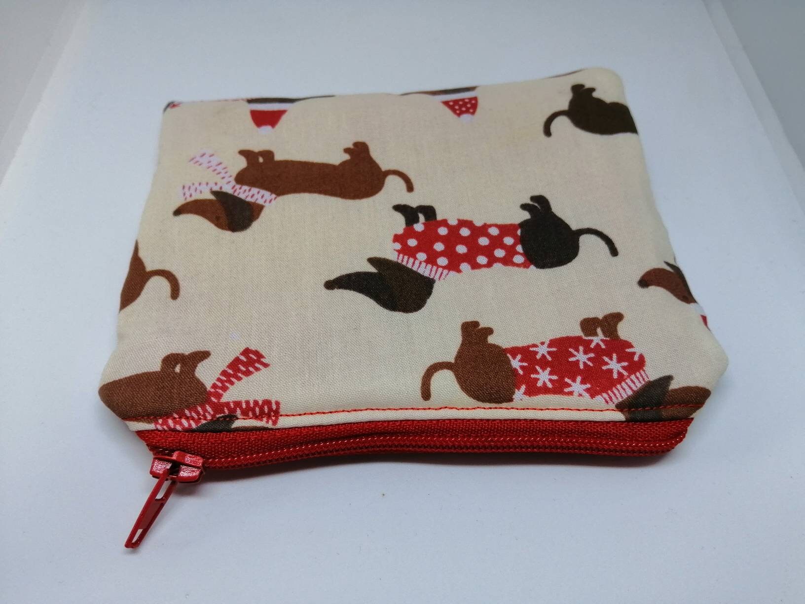 Xmas Purse Dog Purse Sausage Dog Purse Dachshund Purse Etsy UK