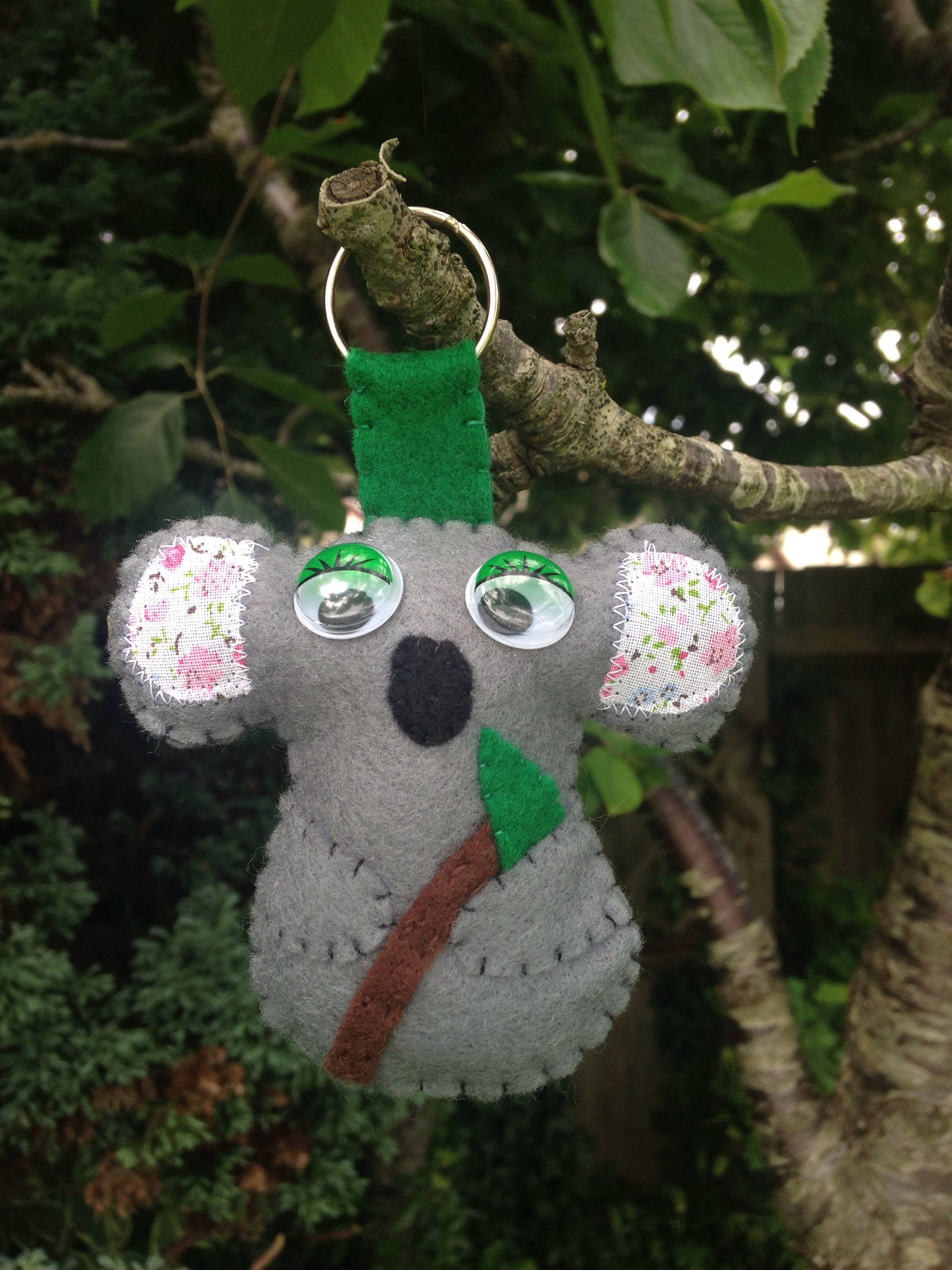 Koalaty gift koala bag charm koala gift felt animal cute Etsy