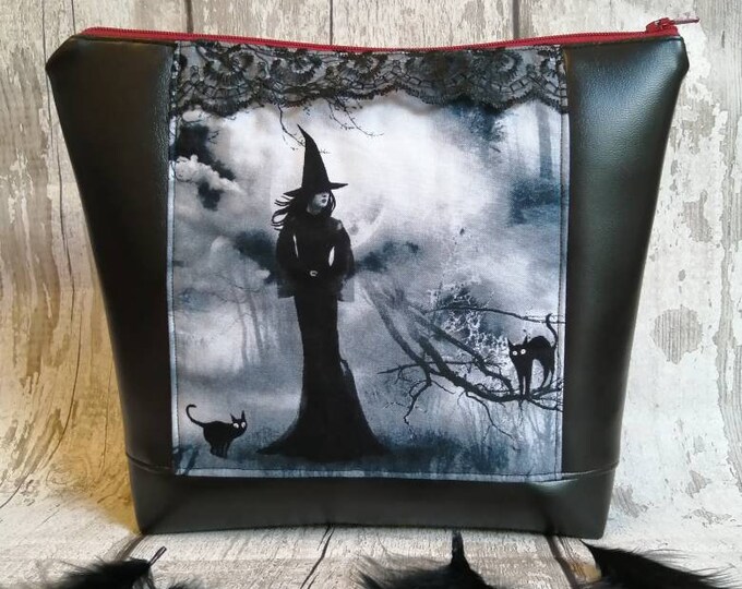 Gothic Bag Witch Bag Toiletry Bag Makeup Bag Travel Bag Etsy