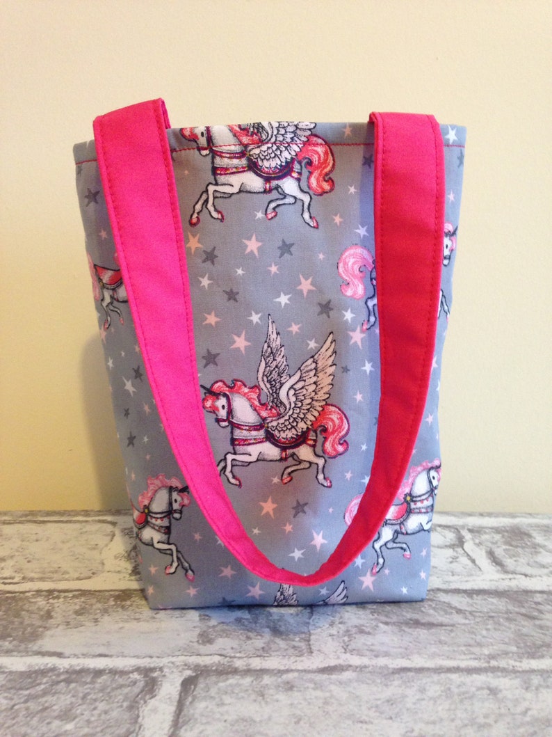 Toddler Bag Kids Tote Bag Tote Bag Unicorn Bag Toddler Etsy