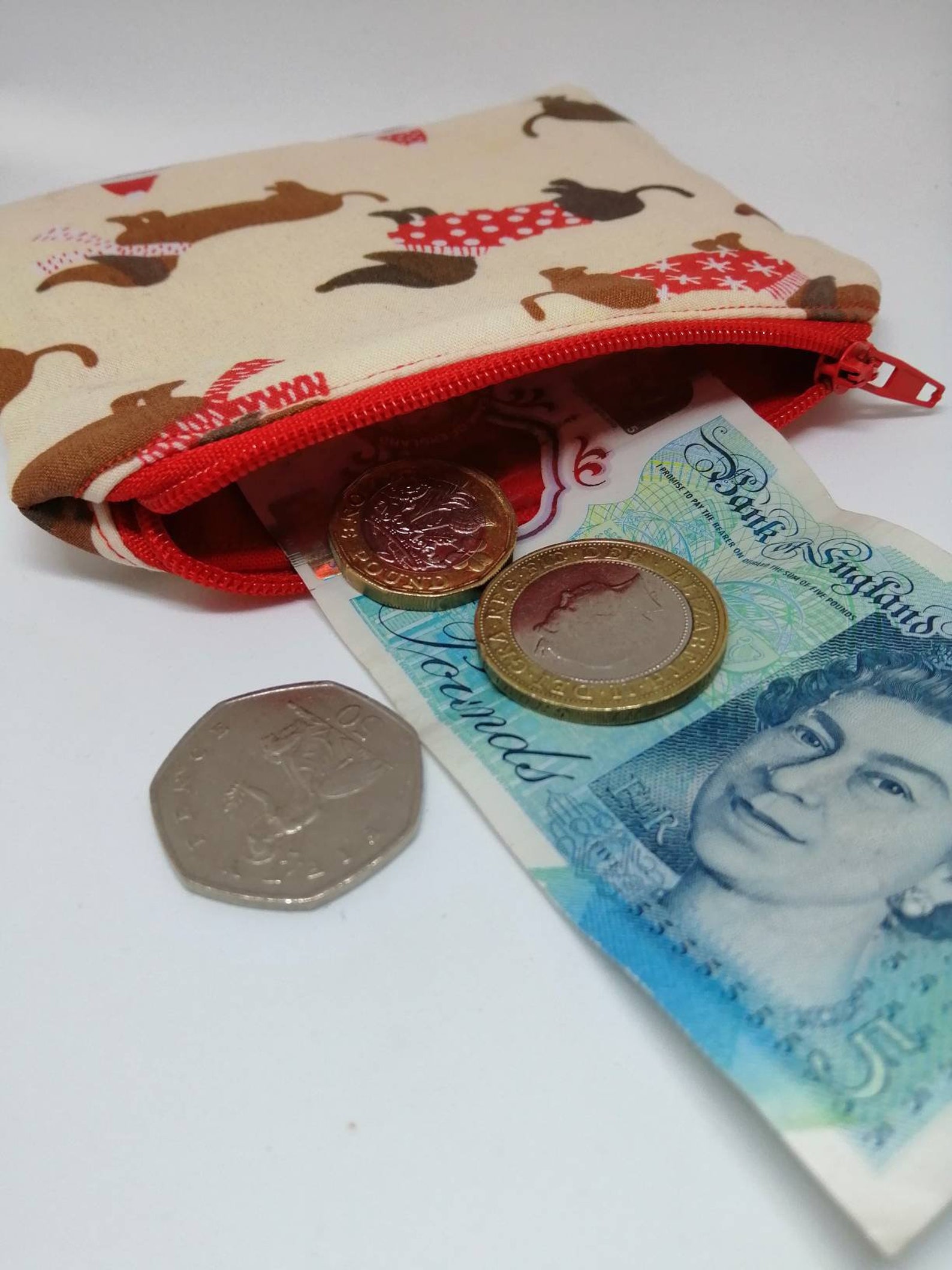 Xmas Purse Dog Purse Sausage Dog Purse Dachshund Purse Etsy UK