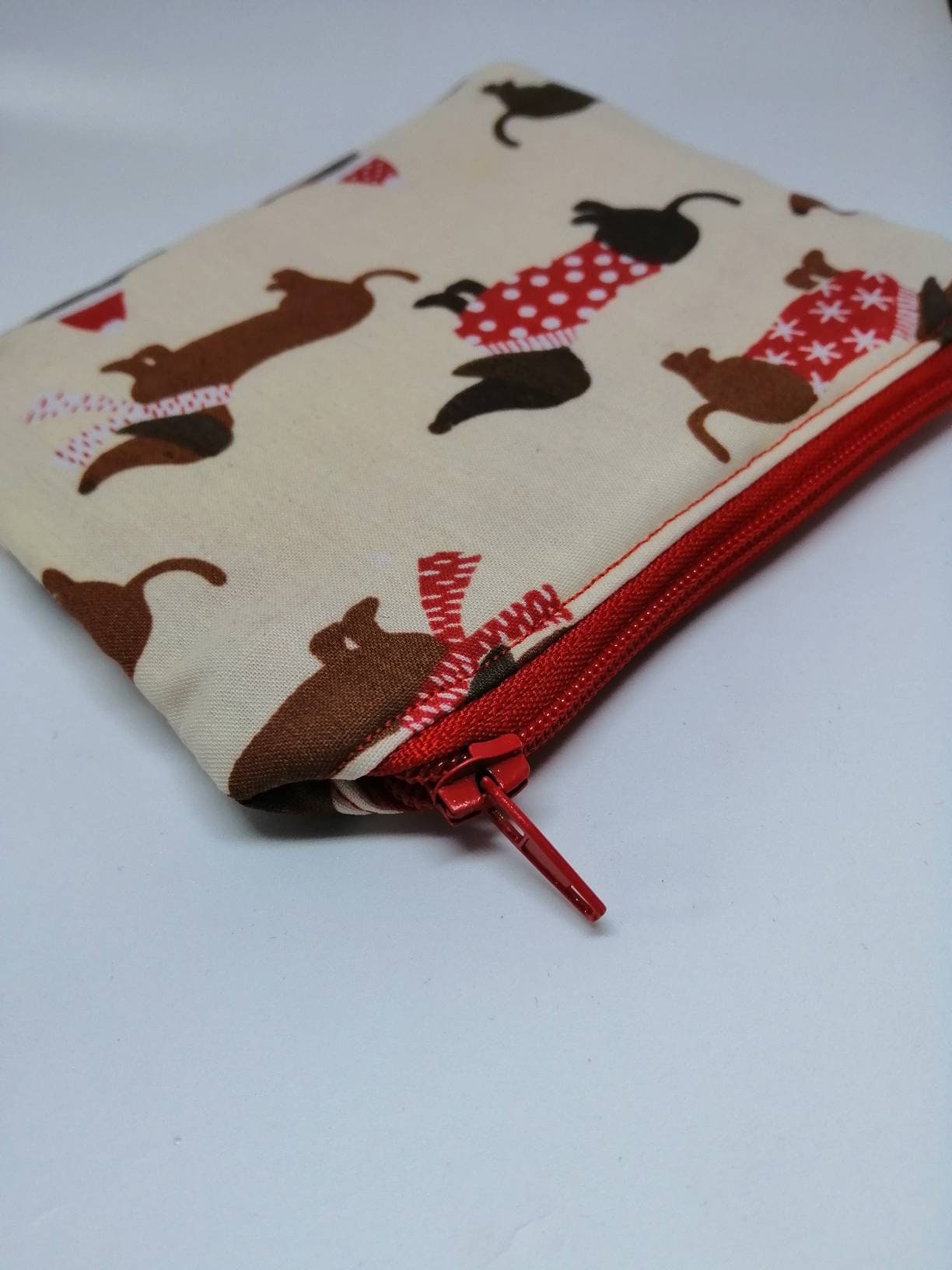 Xmas Purse Dog Purse Sausage Dog Purse Dachshund Purse Etsy UK