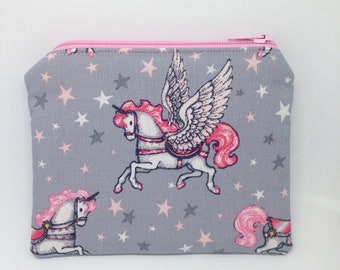 Unicorn purse, unicorn gift, childrens purse, coin purse, girls purse, change purse, kids coin purse, ladies purse, unicorn coin purse