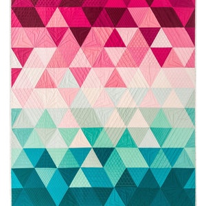 Triangle Fade Quilt Pattern - PDF Download