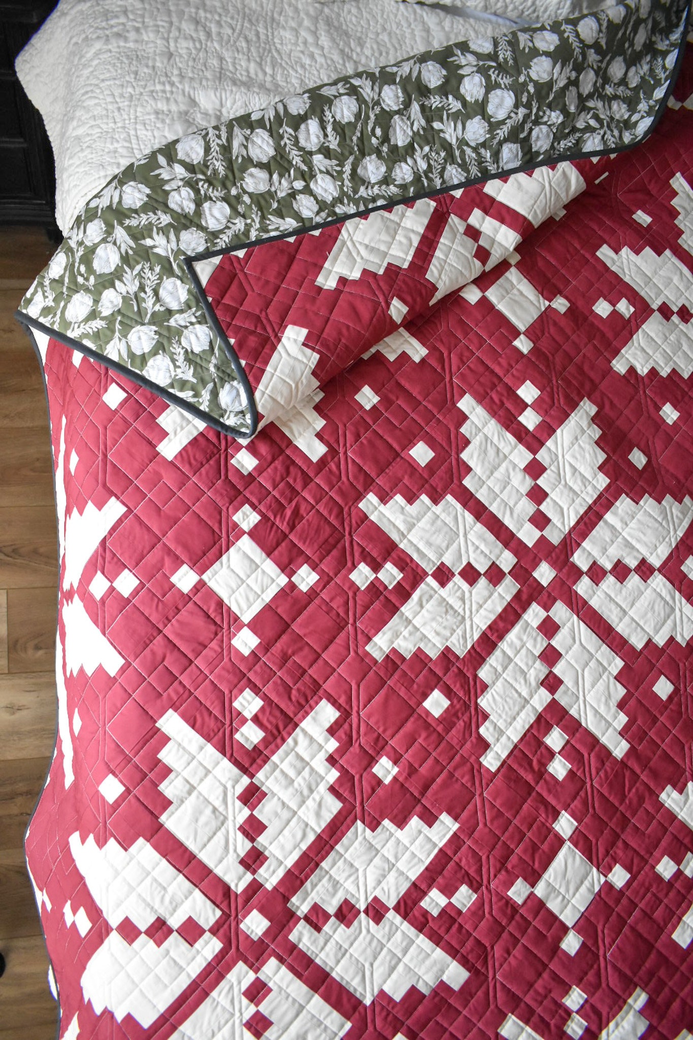 ⭐︎ラスト1点⭐︎NKNIT pattern KNIT WHITE/RED ホワイト ⭐︎ラスト1点⭐︎NKNIT pattern KNIT WHITE/RED ホワイト