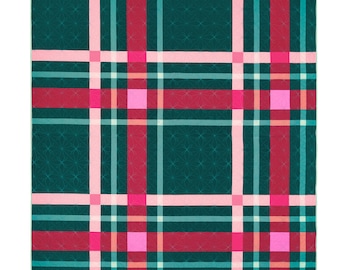 Upscale Plaid Quilt Pattern - PDF Download