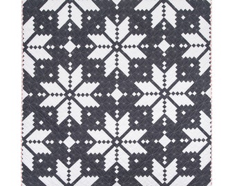 Knitted Star Quilt Pattern - PDF Download