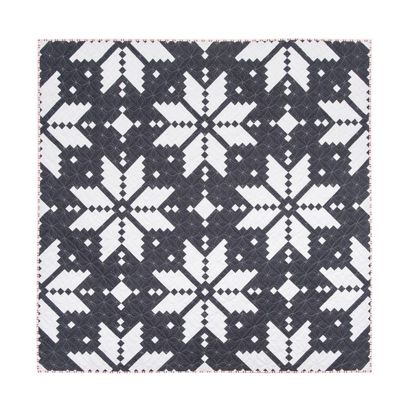 Knitted Star Quilt Pattern - PDF Download