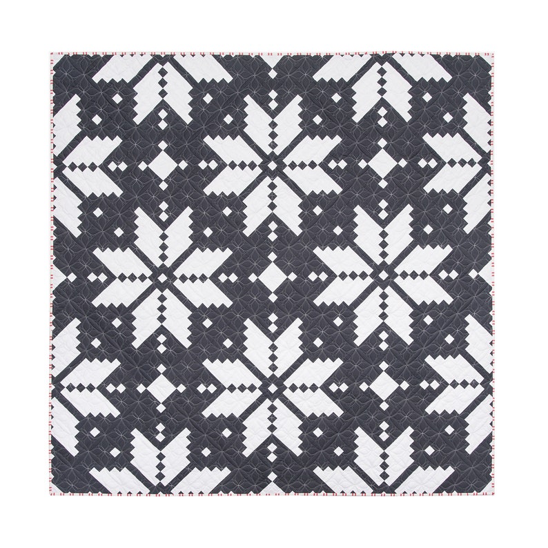 Knitted Star Quilt Pattern PDF Download image 1