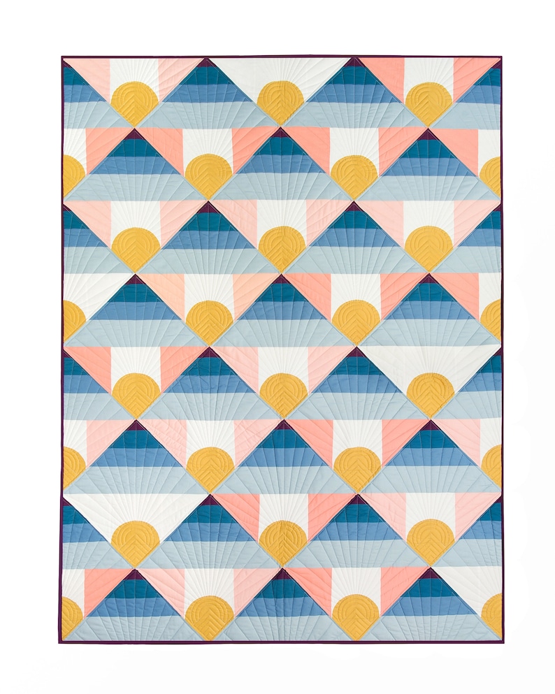 Mountain Horizon Quilt Pattern - PDF Download 