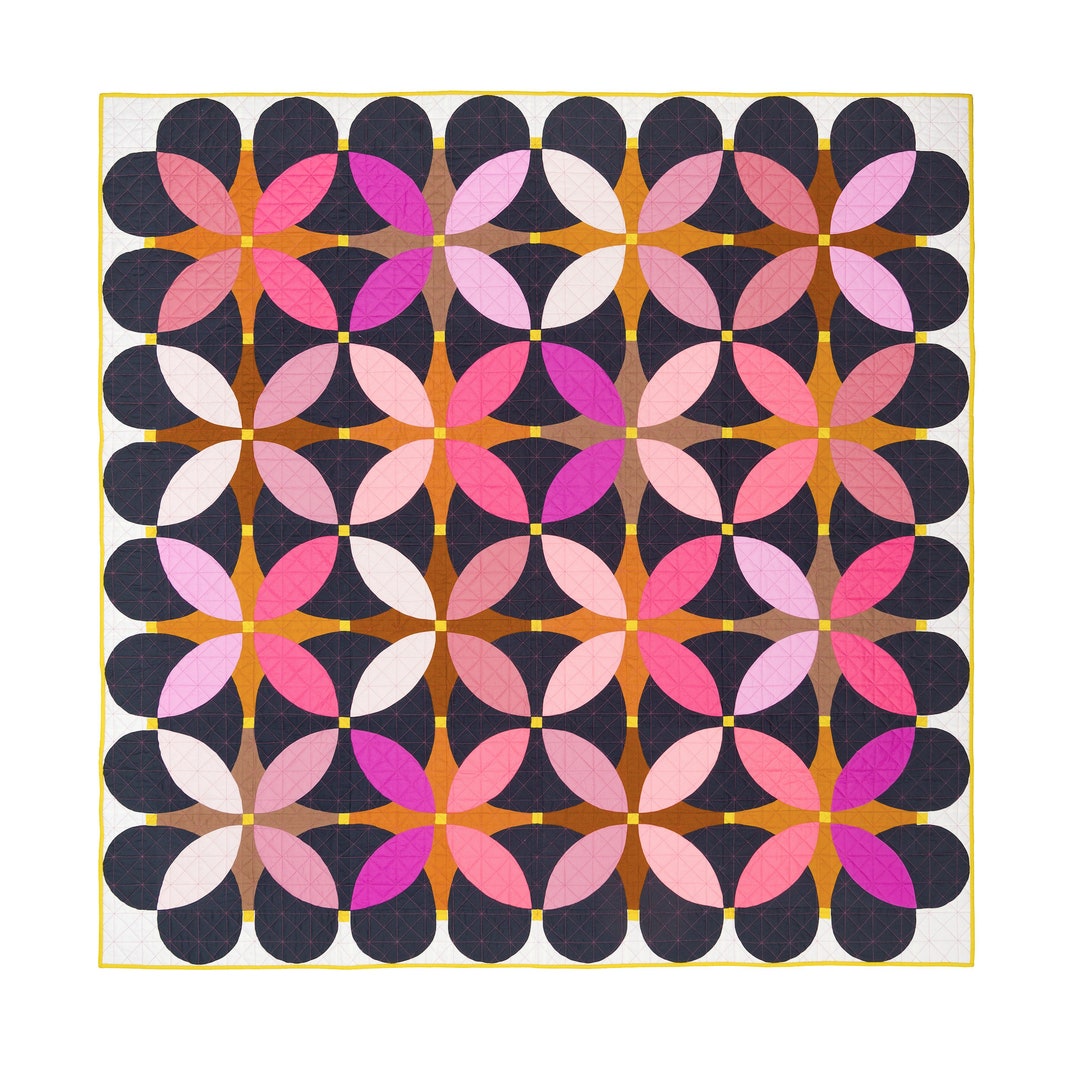 Retro Blossoms Quilt Pattern - PDF Download - Etsy