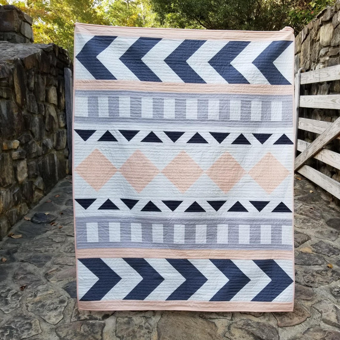 Tribal Song Quilt Pattern Etsy