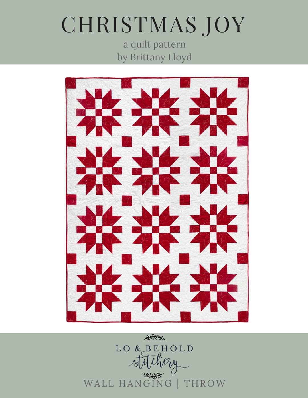 Christmas Joy Quilt Pattern - PDF Download - Etsy