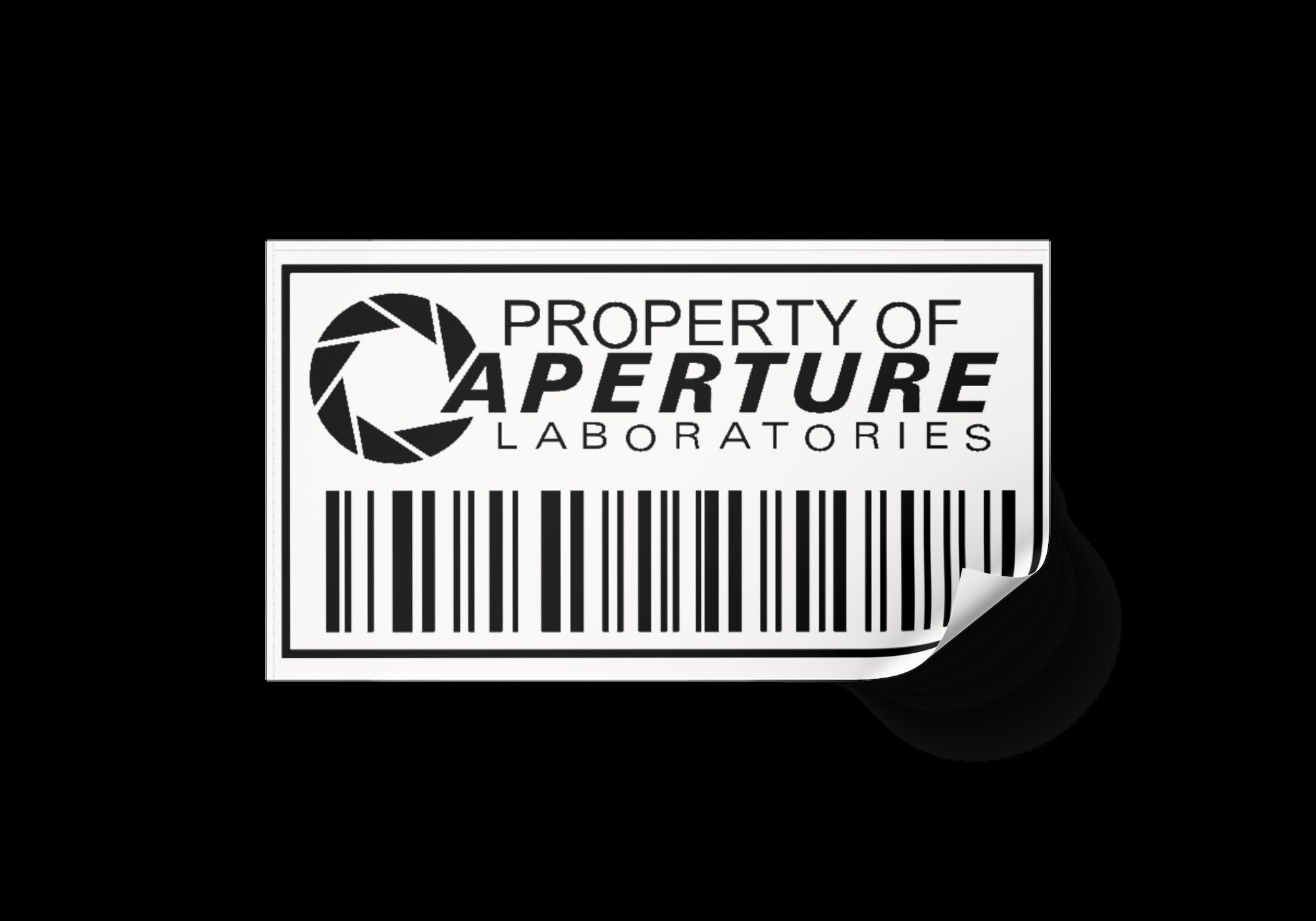 Printed Vinyl Portal Inspired “property of Aperture Laboratories ...